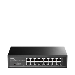 Коммутатор/ 16-Port 10/100 Mbps Switch, 16 10/100 Mbps RJ45 Ports, Switch/VLAN/Extend working mode DIP switch, Rack-mountable Steel Case, Power Saving, Plug & Play, Rack-Mount kits included
