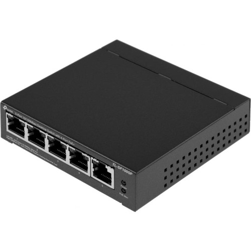 Коммутатор TP-Link TL-SF1005P (L2) 5x100Мбит/с 4PoE 58W неуправляемый