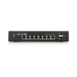 Коммутатор/ Gigabit switch with (8) RJ45 ports, (2) SFP ports, and a 150W power supply