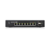 Коммутатор/ Gigabit switch with (8) RJ45 ports, (2) SFP ports, and a 150W power supply
