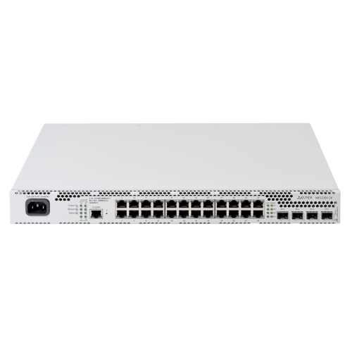 Ethernet-коммутатор MES2300-24 AC, 24 порта 10/100/1000BASE-T, 4 порта 10GBASE-R (SFP+)/1000BASE-X (SFP), L3, 100–240 В AC