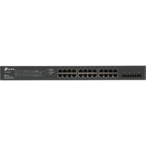 Коммутатор TP-Link SG2428P (L2+) 24x1Гбит/с 4SFP 24PoE+ 250W управляемый