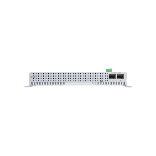 коммутатор/ PLANET WGS-5225-8UP2SV IP30, IPv6/IPv4, L2+ 8-Port 10/100/1000T 802.3bt PoE + 2-Port 1G/2.5G SFP Wall-mount Managed Switch with LCD touch screen (-20~70 degrees C, Max. 720W PoE budget, dual power input on 48-54VDC terminal block, 200m Extend 