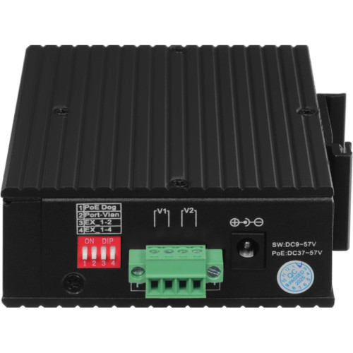 Коммутатор Digma DSP404F-1F-200 (L2) 5x100Мбит/с 4PoE 4PoE+ 1PoE++ 200W неуправляемый