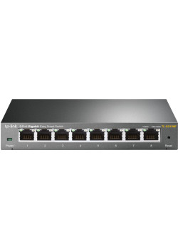 Коммутатор/ 8-Port Gigabit Desktop Easy Smart Switch, 8 10/100/1000Mbps RJ45 ports