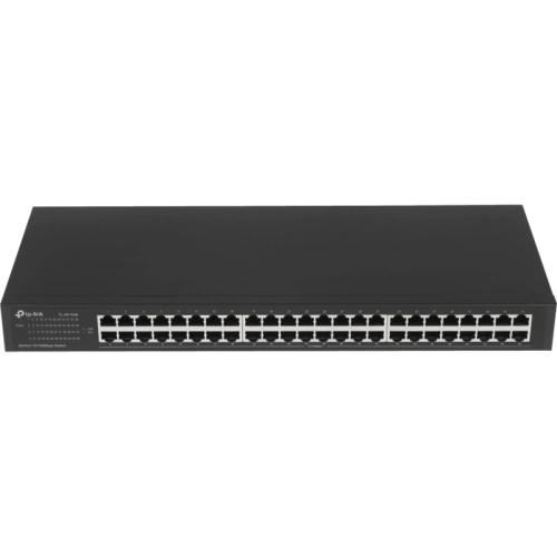 Коммутатор/ 48-port 10/100M Switch, 48 10/100M RJ45 ports, 1U 19-inch rack-mountable steel case