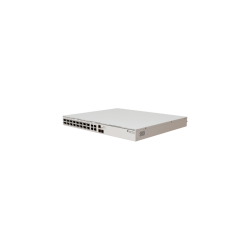 Коммутатор/ CRS520-4XS-16XQ-RM Cloud Router Switch with Quad-Core AL52400 2 GHz CPU, 4 GB RAM, 98CX8410 switch chip, 2 x 10G Eth ports, 4 x 25G SFP28 ports, 16 x 100G QSFP28 ports, RouterOS L5, 1U rackmount enclosure, dual hot-swap PSU, 4 x hot-swap fans