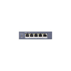 Коммутатор Hikvision DS-3E0505HP-E 5x1Гбит/с 3PoE+ 1PoE++ 60W неуправляемый