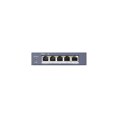 Коммутатор Hikvision DS-3E0505HP-E 5x1Гбит/с 3PoE+ 1PoE++ 60W неуправляемый