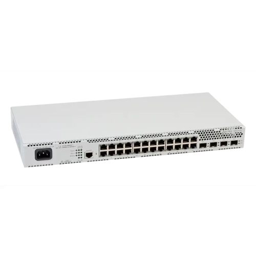 Ethernet-коммутатор MES2424, 24 порта 10/100/1000BASE-T, 4 порта 1000BASE-X/10GBASE-R, L3, 220В AC