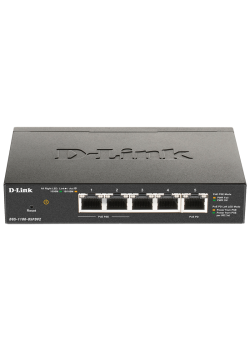 Коммутатор/ EasySmart L2 Switch 4х1000Base-T (2x1000Base-T PoE), 1x1000Base-T PD PoE, PoE Budget 18W, PD PoE power only
