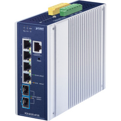 коммутатор/ PLANET IP30 Industrial L3 4-Port 2.5GBASE-T + 2-Port 10GBASE-X SFP+ Managed Ethernet Switch (-40 to 75 C, dual redundant power input on 9~48VDC terminal block, DIDO, ERPS Ring, 1588 PTP TC, Modbus TCP, Cybersecurity features, Layer 3 RIPv1/v2,