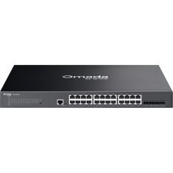 Коммутатор/ Omada 24-Port Gigabit and 4-Port 10GE SFP+ L2+ Managed Switch with 16-Port PoE+ & 8-Port PoE++
