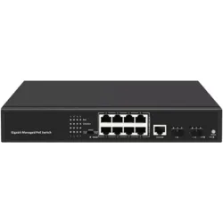 Коммутатор/ 8-Port Layer 2 Managed Gigabit Switch with 2 Gigabit SFP Slots