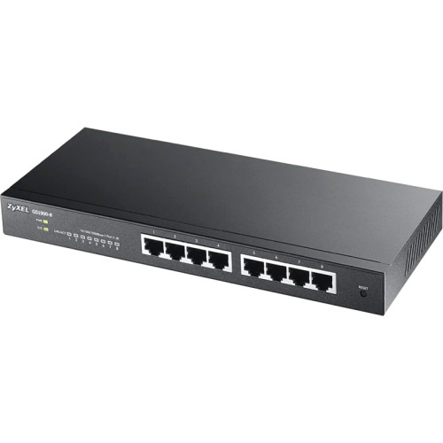 Zyxel GS1900-8 Smart L2 switch , 8xGE, desktop, silent