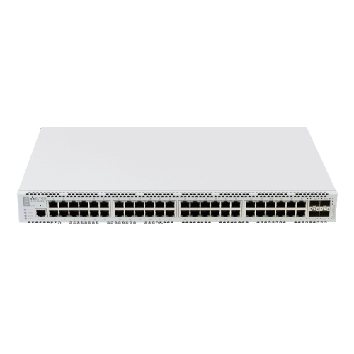 Ethernet-коммутатор MES2448B, 48 портов 10/100/1000 Base-T, 4 порта 10GBase-R (SFP+)/1000Base-X (SFP), L2, 220V AC, 12V DC