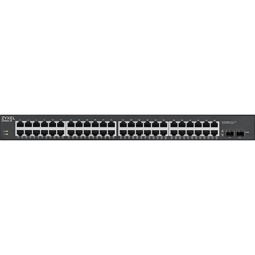 Коммутатор/ Zyxel GS1900-48 Smart L2 switch rack 19