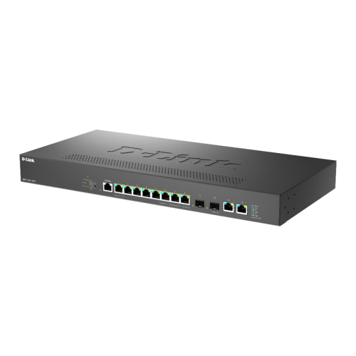 Коммутатор/ Управляемый L2 PoE-коммутатор, 8x2.5GBase-T PoE, 2x10GBase-T, 2x10GBase-X SFP+, PoE-бюджет 240 Вт, защита от статического электричества до 6 кВ, CLI, консольный порт RJ-45