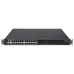 Коммутатор/ Коммутатор внешних подключений QSW-4700-28TX. Управляемый стекируемый коммутатор уровня L3, 24 порта 10/100/1000 BASE-T, 4 порта 10GbESFP+, 4K VLAN, 32K MAC адресов, консольный порт, 1 MGMT порт, 1 порт USB 2.0 (на передней панели), разъем пит