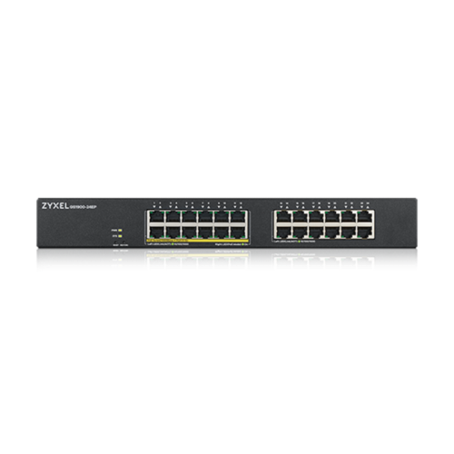 Коммутатор/ ZYXEL GS1900-24EP Smart L2 PoE + switch , rack 19 