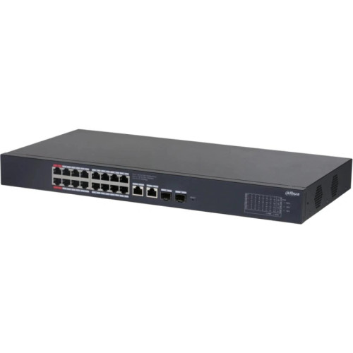 Коммутатор Dahua DH-CS4220-16GT-190 16x100Мбит/с 2x1Гбит/с 2xКомбо(1000BASE-T/SFP) управляемый