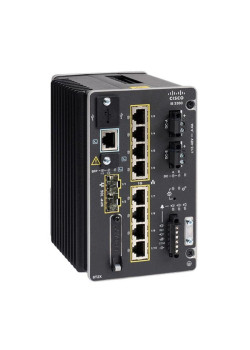 Коммутатор CISCO Catalyst IE3300 with 8 GE Copper and 2 GE SFP, Modular, Network Essentials, IE-3300-8T2S-E