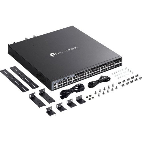 Коммутатор/ Omada 48-Port Gigabit Stackable L3 Managed PoE+ Switch with 6 10G Slots