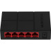 Коммутатор Mercusys MS105G (L2) 5x1Гбит/с неуправляемый Коммутатор Mercusys MS105G (L2) 5x1Гбит/с неуправляемый