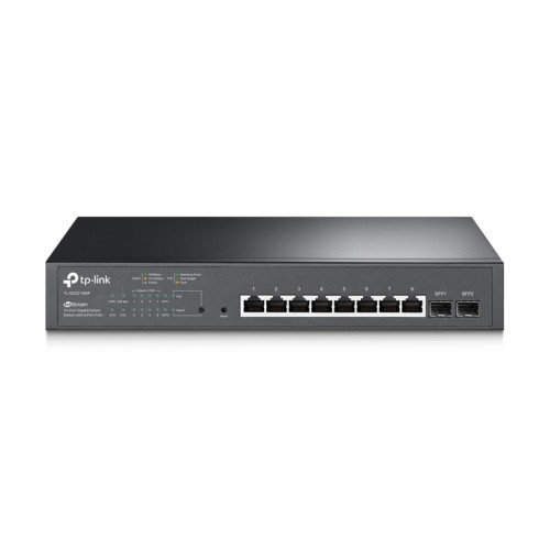 Коммутатор/ 10-Port Gigabit Smart Switch with 8-Port PoE+, 8? Gigabit PoE+ Ports, 2? Gigabit SFP Slots