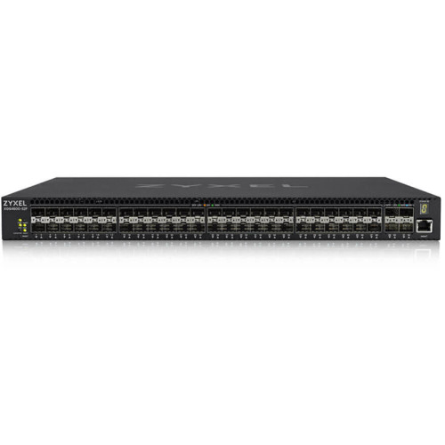 Коммутатор/ ZYXELXGS4600-52F AC L3 Managed Switch, 48 port Gig SFP, 4 dual pers.  and 4x 10G SFP+, stackable, dual PSU AC