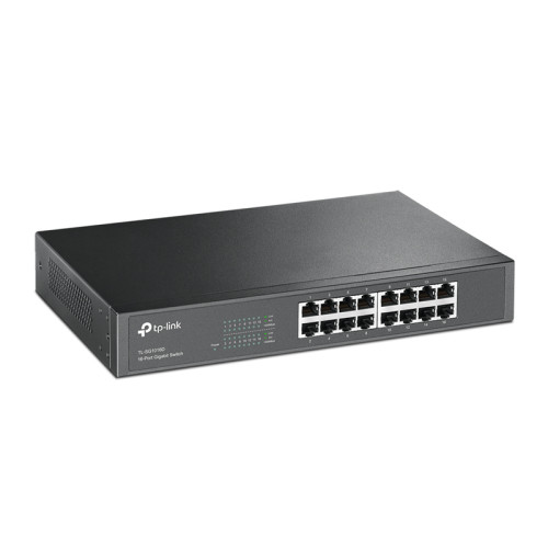 Коммутатор/ 16-port Gigabit Desktop/Rackmount Switch, 16 10/100/1000M RJ45 ports, 13-inch steel case