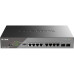 Сетевой коммутатор/ Smart L2 Surveillance Switch 8х1000Base-T PoE, 2x1000Base-X SFP, PoE Budget 130W, Long-range PoE up to 250m