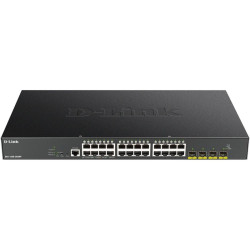 Коммутатор D-Link DGS-1250-28XMP/RU/A1A 24x1Гбит/с 4SFP+ 24PoE 370W управляемый