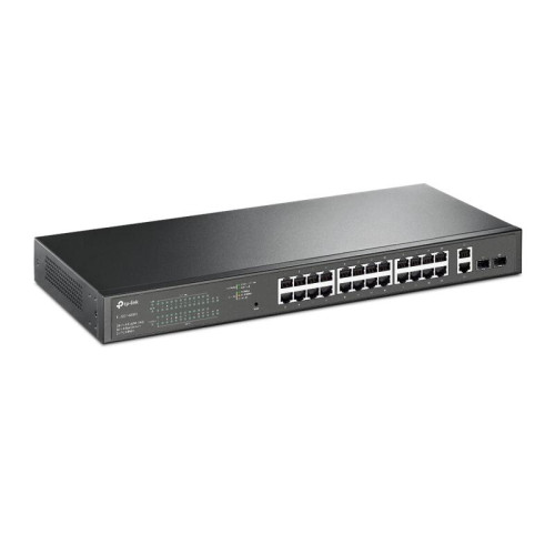 Сетевой коммутатор/ 28-port Easy Smart switch with 24 PoE+ ports, 26 10/100/1000 Mbps RJ45 ports and 2 independent SFP slots Сетевой коммутатор/ 28-port Easy Smart switch with 24 PoE+ ports, 26 10/100/1000 Mbps RJ45 ports and 2 independent SFP slots