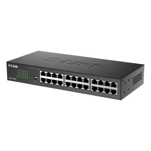 Коммутатор/ Неуправляемый коммутатор, 24x1000Base-T, DIP-переключатель, защита от статического электричества до 1 кВ