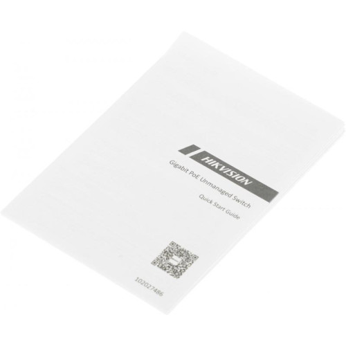 Коммутатор Hikvision DS-3E0510P-E/M 9x1Гбит/с 1SFP 8PoE 58W неуправляемый