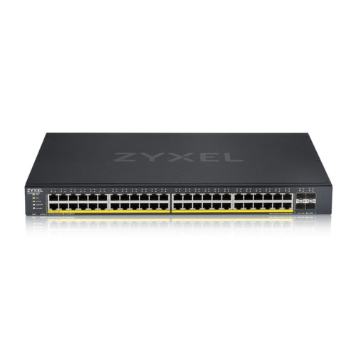 Коммутатор/ XGS1935-52HP, 52 Port Smart Managed PoE Switch, 48x Gigabit PoE and 4x 10G SFP+, hybrid mode, standalone or NebulaFlex Cloud, 375 Watt PoE