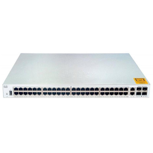 Коммутатор CISCO Catalyst 1000 48x 10/100 RJ-45 Data, 2x SFP/RJ-45 combo and 2 SFP uplinks, C1000FE-48T-4G-L