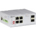 Managed L2 Industrial Fast Ring Switch 4x1000Base-T PoE, 2x1000Base-X SFP, PoE Budget 60W, Surge 4KV, -40 to 75°C