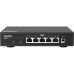 Коммутатор/ QNAP QSW-1105-5T 5-Port RJ-45 Unmanaged 2.5Gbps fanless switch, Switching Capacity 25Gbps