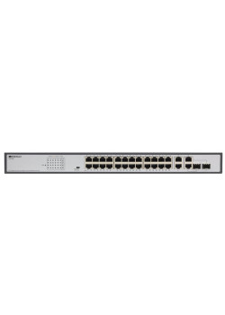 Коммутатор Origo OS2228P/370W OS2228P/370W/B1A (L2) 26x1Гбит/с 2SFP 24PoE+ 370W неуправляемый