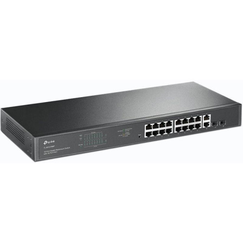 Коммутатор TP-Link TL-SG1218MP (L2) 18x1Гбит/с 2xКомбо(1000BASE-T/SFP) 16PoE+ 250W неуправляемый
