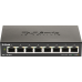 Коммутатор/ DGS-1100-08V2 EasySmart L2 Switch 8х1000Base-T