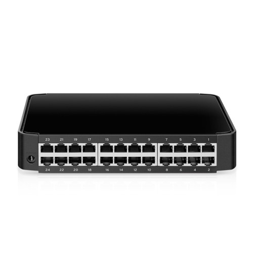 Коммутатор/ 24-port 10/100M Desktop Switch, 24 10/100M RJ45 ports, plastic case