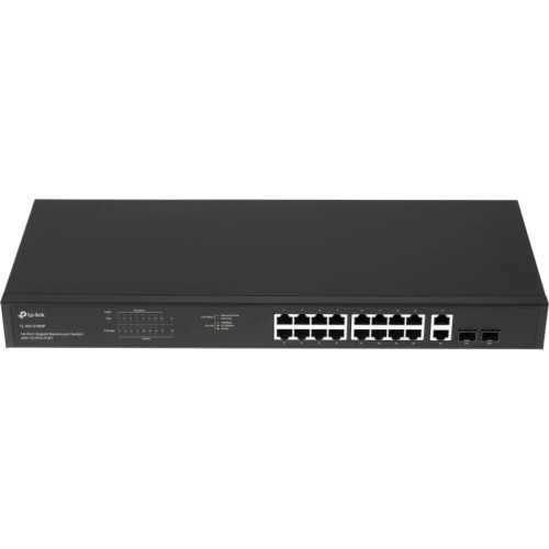 Коммутатор TP-Link TL-SG1218MP (L2) 18x1Гбит/с 2xКомбо(1000BASE-T/SFP) 16PoE+ 250W неуправляемый Коммутатор TP-Link TL-SG1218MP (L2) 18x1Гбит/с 2xКомбо(1000BASE-T/SFP) 16PoE+ 250W неуправляемый