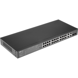 Коммутатор/ 24-Port L2 Switch 10/100Mbps + 4-port Gigabit with 24-port PoE+, PoE budget up to 250W, support PoE power management, with abundant L2 features,1U rack mountable, full managed via web UI/CLI/SSH/Telnet/SNMP