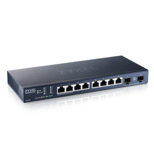 Коммутатор/ Multigigabit Smart L3 Lite switch Zyxel NebulaFlex XMG1915-10E, 8xRJ-45: 1/2.5G, 2xSFP+, silent (no fan)