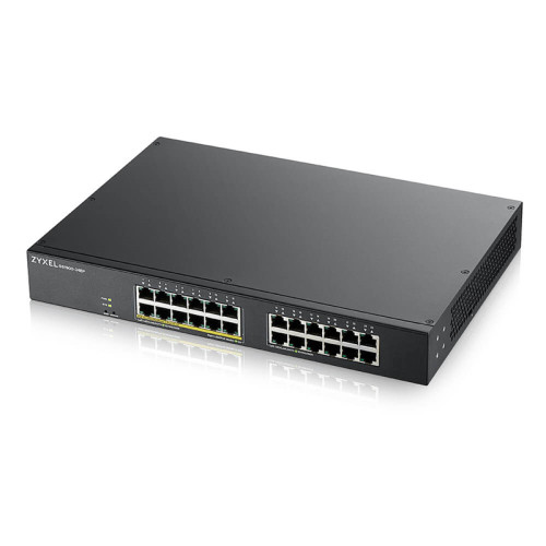 Коммутатор/ ZYXEL GS1900-24EP Smart L2 PoE + switch , rack 19 