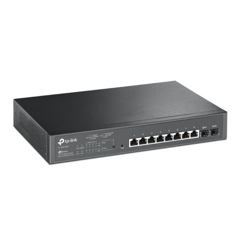 Коммутатор/ 10-Port Gigabit Smart Switch with 8-Port PoE+, 8? Gigabit PoE+ Ports, 2? Gigabit SFP Slots