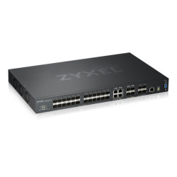 Коммутатор/ ZYXEL ZYXEL XGS4600-32F L3 Managed Switch, 24 port Gig SFP, 4 dual pers.  and 4x 10G SFP+, stackable, dual PSU